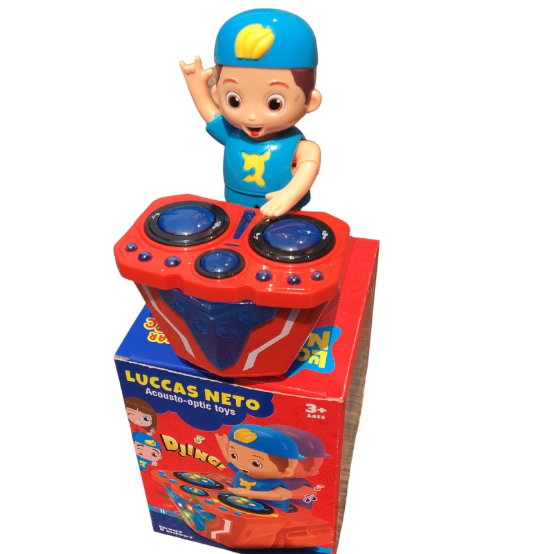 Đồ chơi trẻ em phát nhạc chú bé đánh DJ siêu hot, đồ chơi có thể di chuyển tiến lùi tránh chướng ngại vật cho bé
