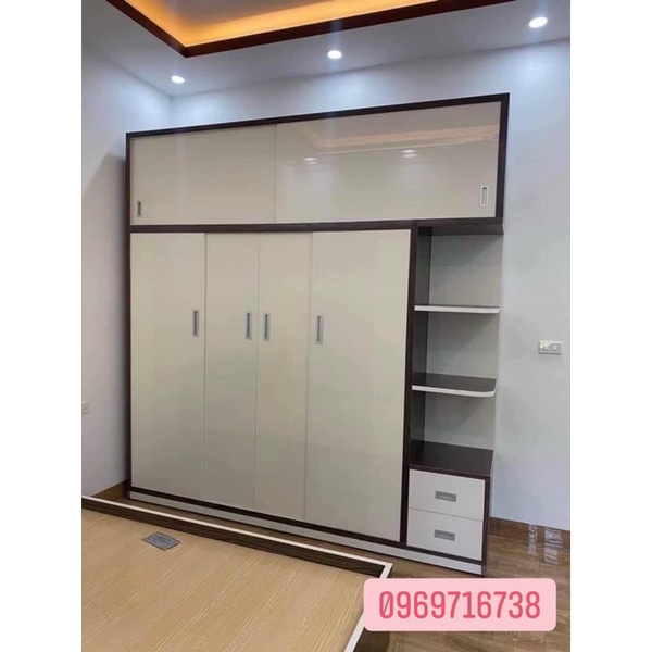 Tủ Nhựa Đài Loan Cửa Lùa Cao 2m4 Ngang 2m Bao Lắp Ráp - FREESHIP HCM