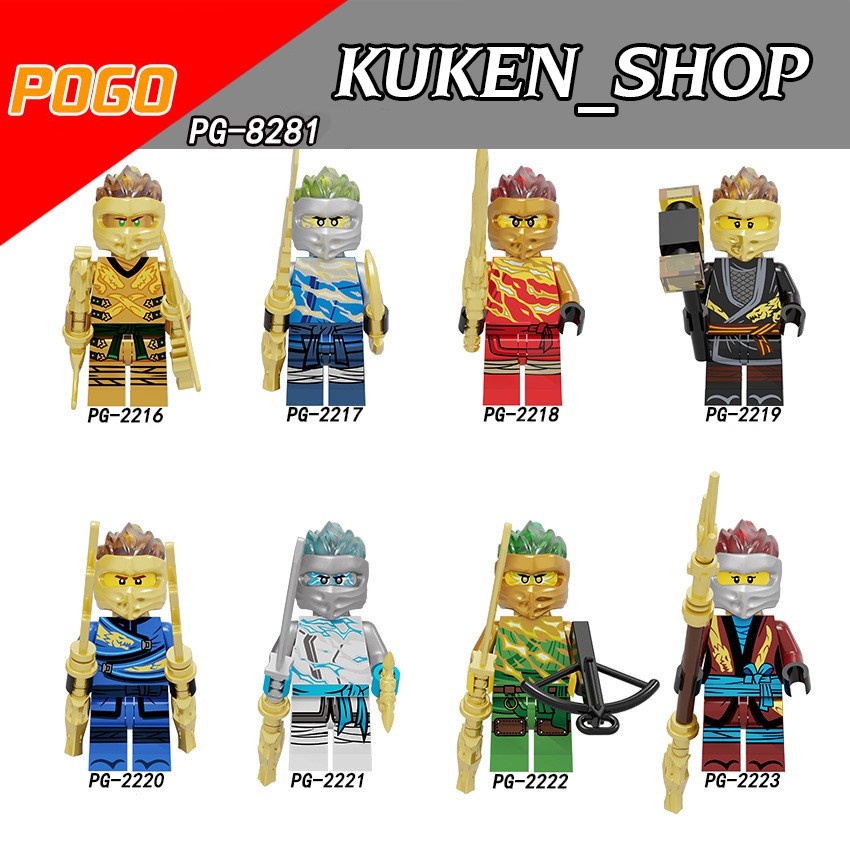 Minifigures Ninjago SS11 Các Mẫu Nhân Vật Jay Jane Kai Lloyd Cole Phiên Bản Mới Ra Siêu Đẹp PG8281