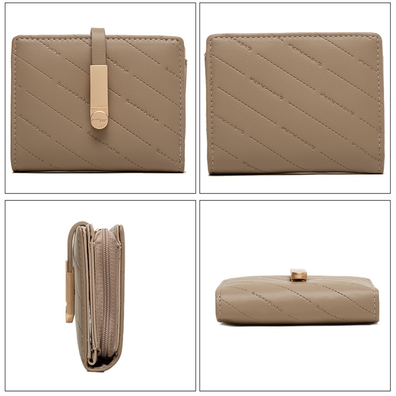 Ví Ngắn Đựng Thẻ Nhỏ Gọn Thời Trang Dành Cho Nữ