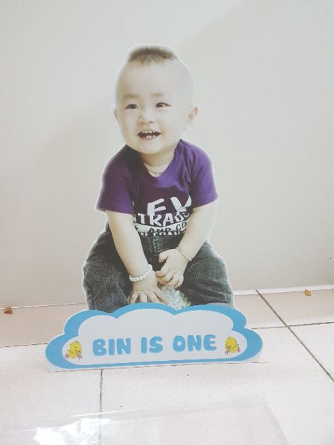 Chibi cỡ to, cao tầm 35-40cm, chibi sinh nhật thiết kế riêng theo ảnh mỗi bé, trang trí sinh nhật cho bé