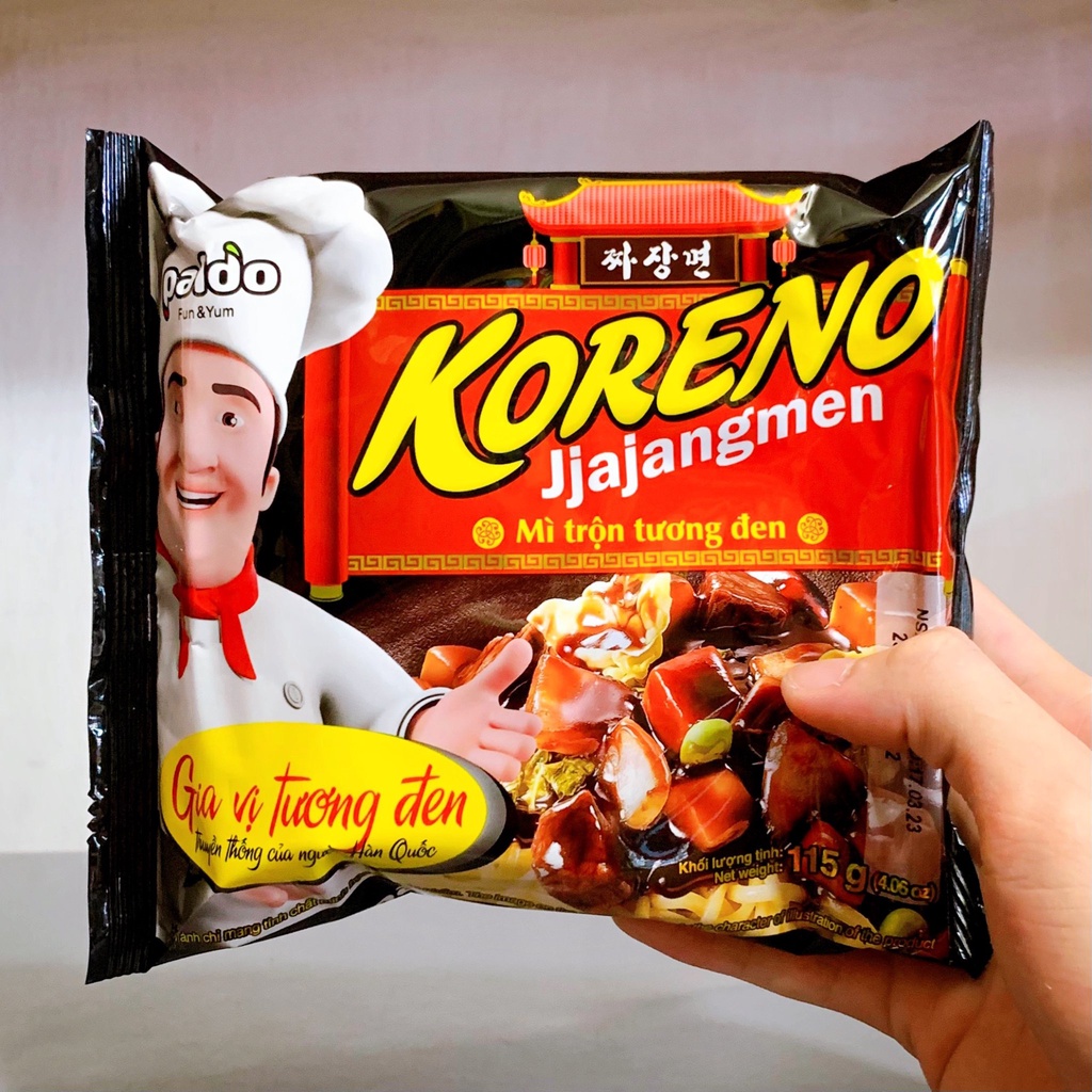Mì Trộn Tương Đen Koreno Gói 115g