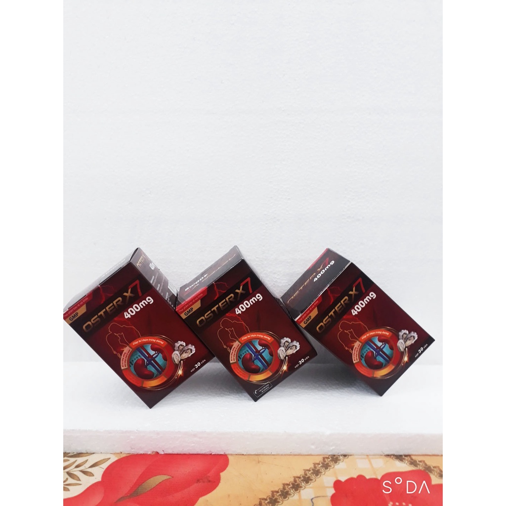 Viên hàu bổ thận nam OSTER X7, giúp bổ thận tráng dương, tăng cường khả năng sinh lý nam, hạn chế quá trình mãn d.ục nam