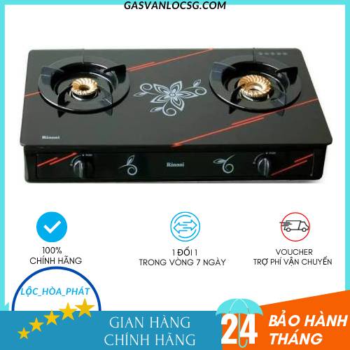 Bếp ga Rinnai-RV-3715(FM)-Ngọn Lửa Xanh-Hàng Chính Hãng