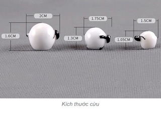 Phụ kiện cừu cục bông
