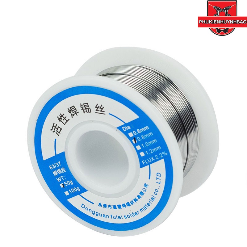 Thiếc Hàn 63A-63% 0.8mm 1mm Mối Hàn Chắc và Bóng