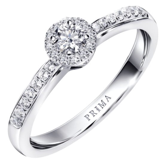 Nhẫn Vàng Trắng 18K PRIMA GOLD - Bộ Siêu Tập Stack Rings - 105R2706