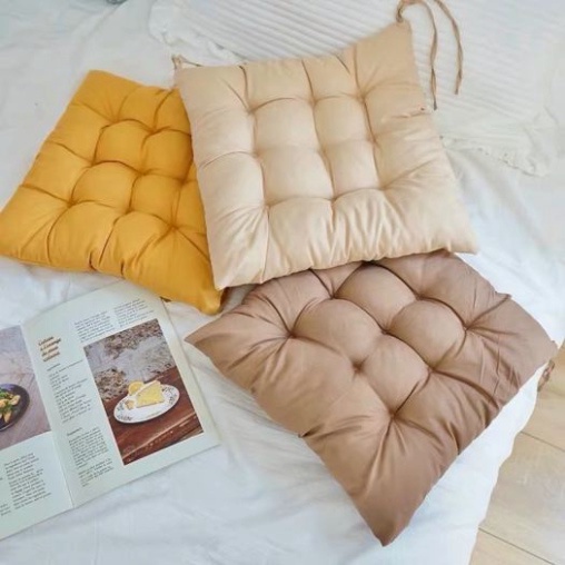 Đệm ghế văn phòng Nhật Bản🍒FREESHIP🍒Đệm vuông ngồi bệt, ngồi bàn thấp, bàn trà, ghế văn phòng cực êm
