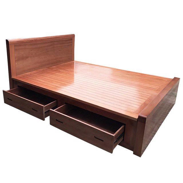 Giường gỗ Xoan Đào dạt Phản CÓ ngăn kéo