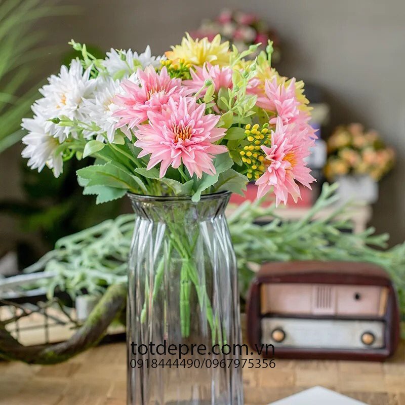 Chùm Cúc kim cương - Hoa Giả Cao Cấp