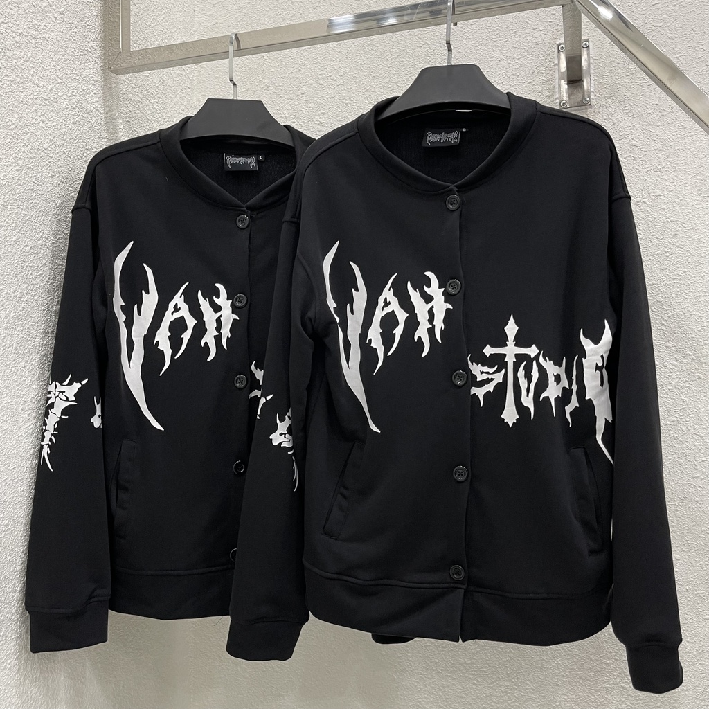 Áo khoác cardigan vah studio SWORD DEVIL Áo nỉ cardigan vah.studio chất nỉ bông cao cấp