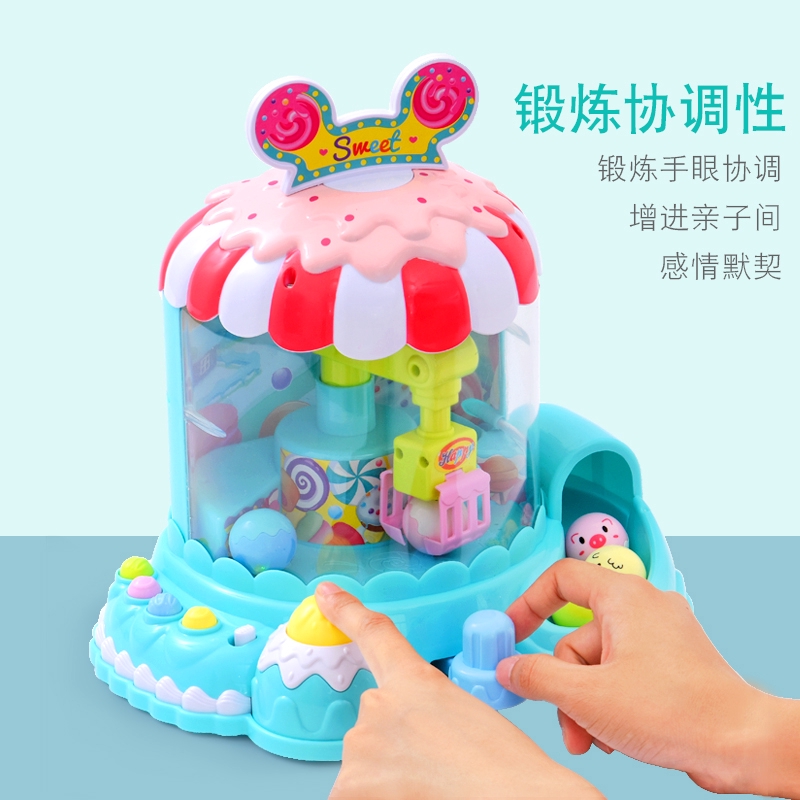 Đồ Chơi Máy Gắp Búp Bê Mini Dễ Thương Cho Bé
