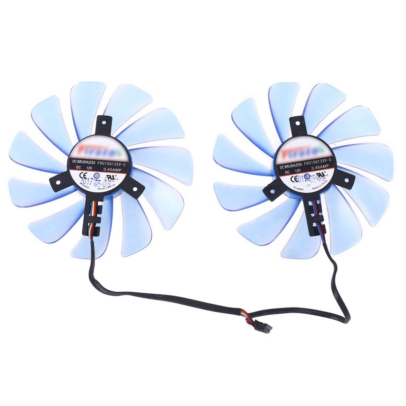 Set 2 Quạt Tản Nhiệt 95mm Fdc10U12S9-C Cf1010U12S Gpu Cho Xfx Rx 580 Rx590 His Rx580 Iceq Rx570S Thẻ Đồ Họa | BigBuy360 - bigbuy360.vn