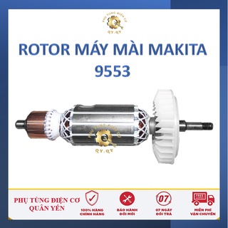 Rotor / ruột máy mài makita 9553, 9553 dca tặng kèm chổi than tương ứng