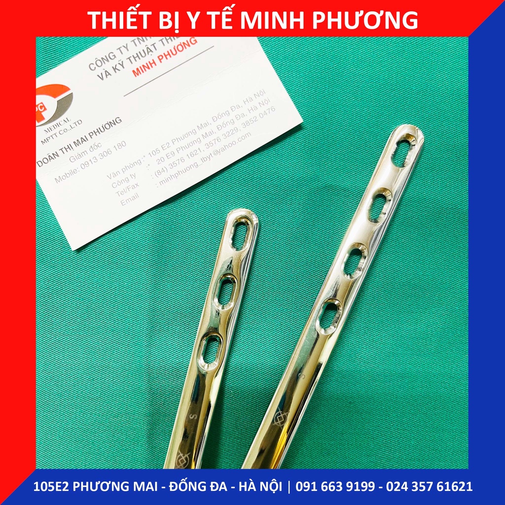 Nẹp bản vừa 6, 8 lỗ bắc cầu dài các size