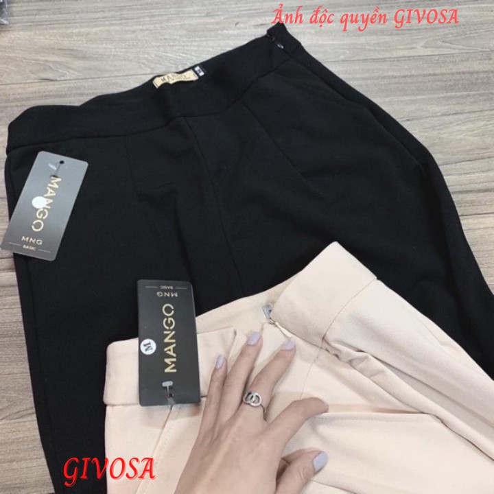 Quần ống rộng lưng cao khoá sườn dáng dài vải cao cấp nhiều màu | BigBuy360 - bigbuy360.vn