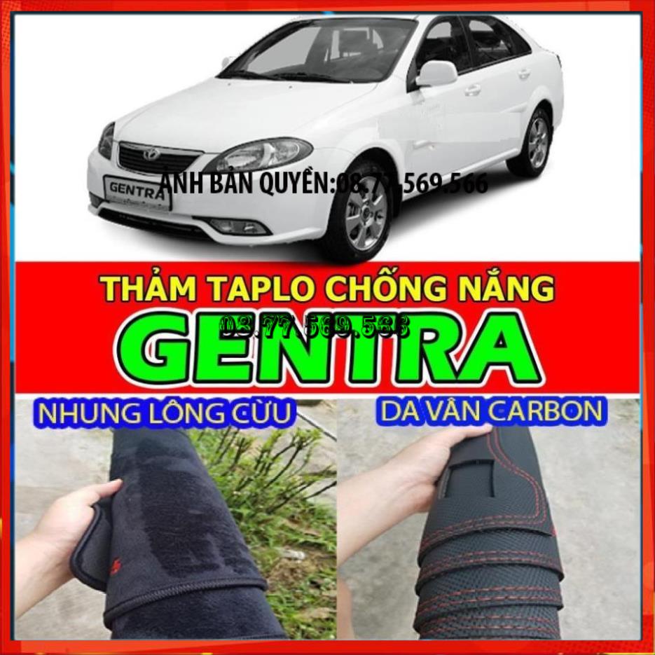 THAM TAPLO DA VÂN GỖ DEAWOO GENTRA THẢM LÓT TAPLO 3 LỚP CHỐNG NÓNG XE HƠI Ô TÔ NHUNG LÔNG DA CARBON BẢO HÀNH 12 THÁNG