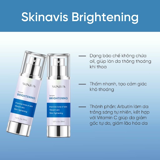 [HÀNG NHẬP KHẨU] Serum Dưỡng Trắng Sáng Da Giảm Thâm SKINAVIS - Skinavis Serum Brightening