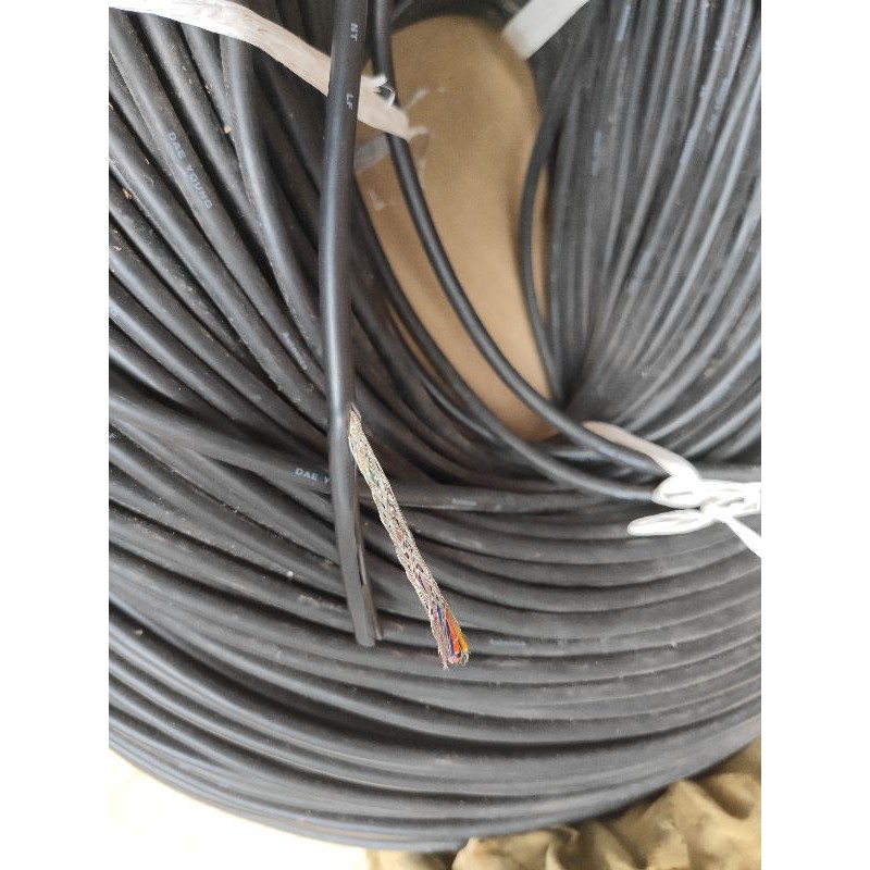 Dây điện Hàn Quốc 10 lõi nhân 0,3mm bọc chống nhiễu