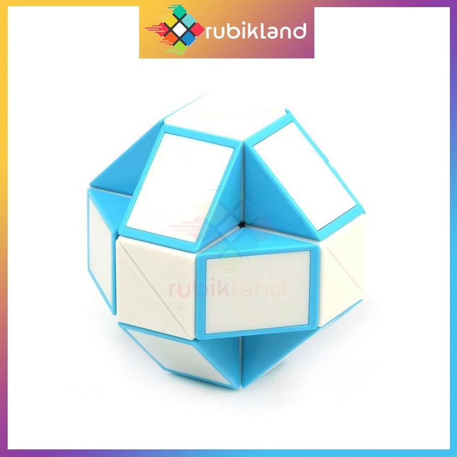 Rubik Snake QiYi Twist Puzzle Rubic Biến Thể Cao Cấp 24 Đoạn 36 48 60 72 Đồ Chơi Trí Tuệ Trẻ Em