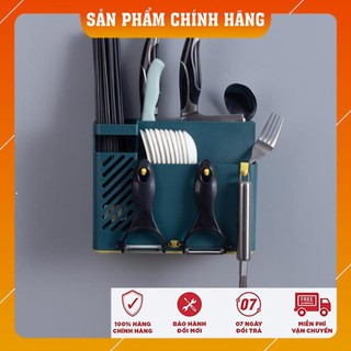Ống đũa treo tường thông minh tiết kiệm diện tích, giá đa năng để dụng cụ nhà bếp