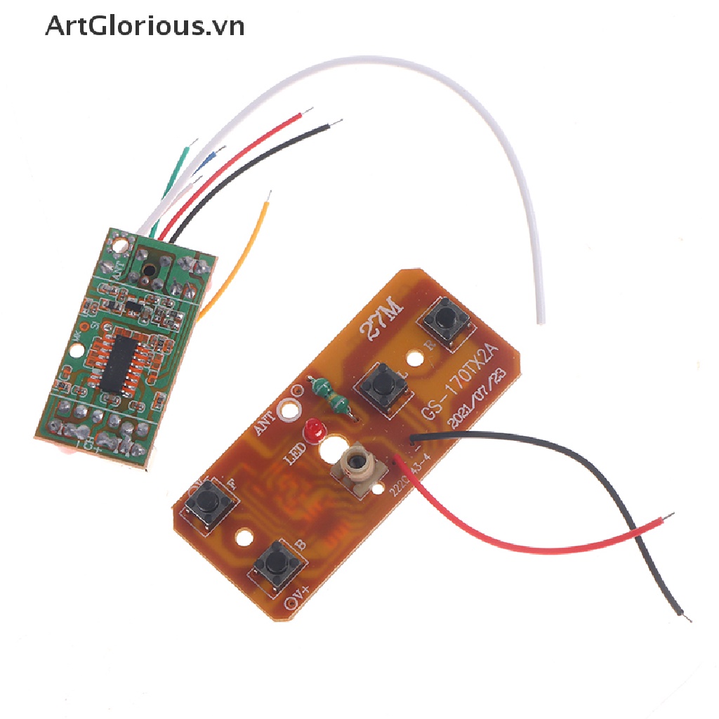 Bảng Mạch 27MHz PCB 4 Kênh Cho Xe Hơi Điều Khiển Từ Xa