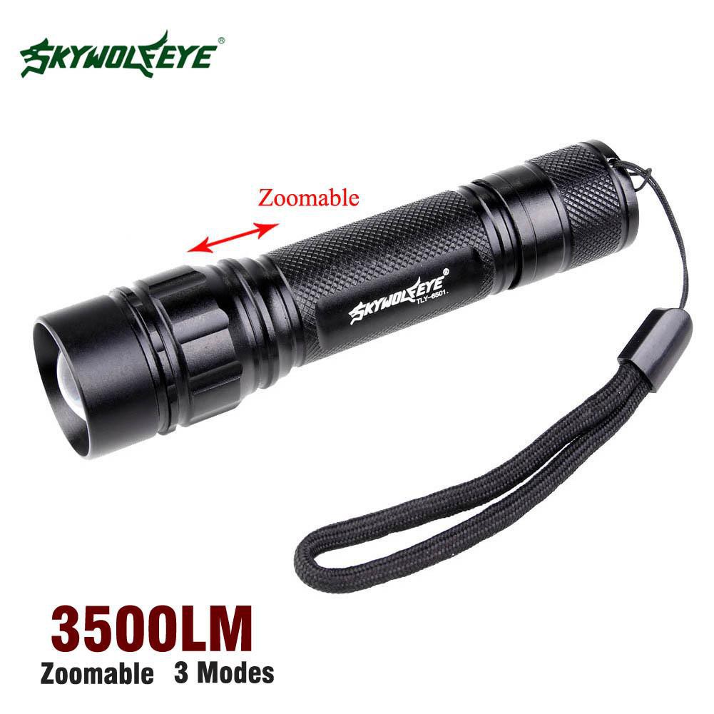 Đèn pin cầm tay 3 chế độ siêu sáng CREE 3500Lm pin 18650 chất lượng cao | BigBuy360 - bigbuy360.vn