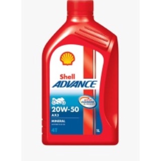 Nhớt Shell ADVANCE AX3 20W-50 (1L)