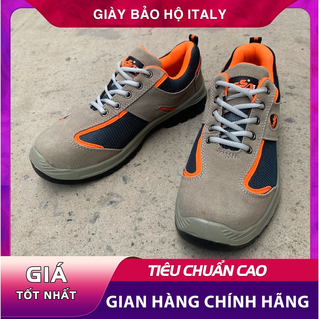 Giày bảo hộ lao động Italy Industrial Starter siêu bền, chống đinh, chống trơn trượt