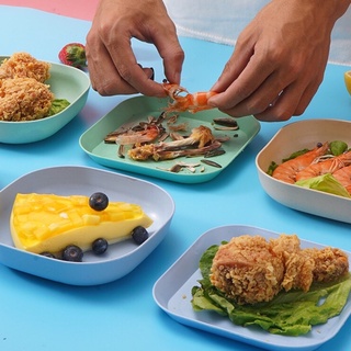 ĐĨA VUÔNG LÚA MẠCH SIÊU XINH ĐƯỢC CHỌN MÀU
