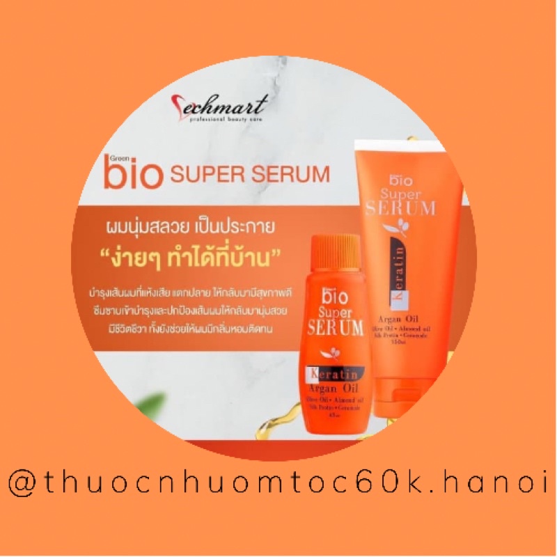 Serum dạng kem dưỡng mềm thơm dịu cho tóc Bio Thái Lan 45ml