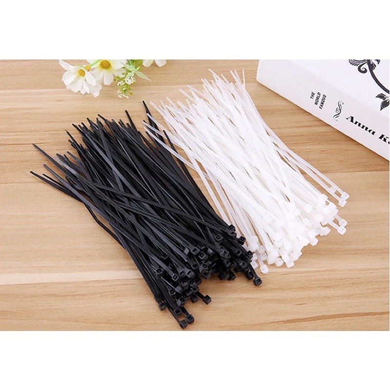 Bịch 100 Dây Rút Buộc Đồ Dùng Chuyên Dụng Kích Thước 20cm
