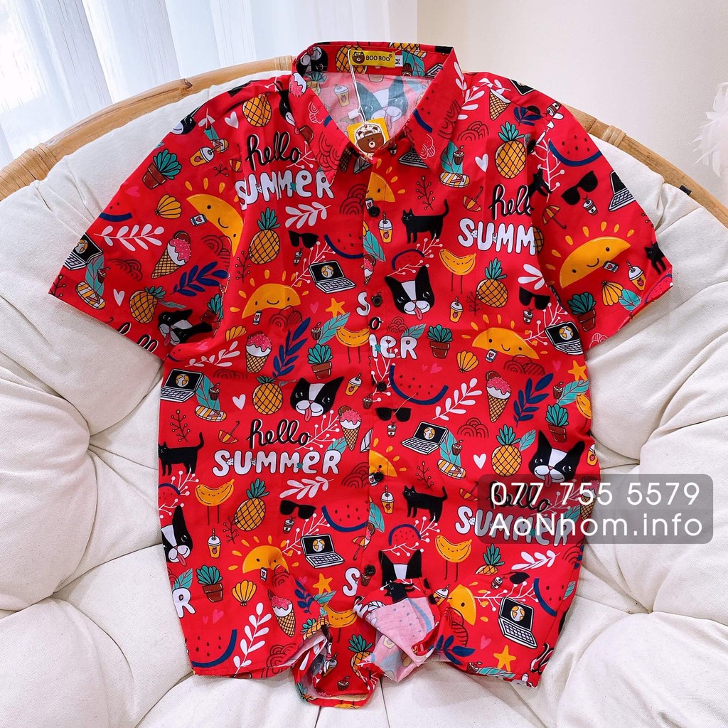 Áo Sơ mi Hoạt hình ★ Hello Summer #01 | BigBuy360 - bigbuy360.vn