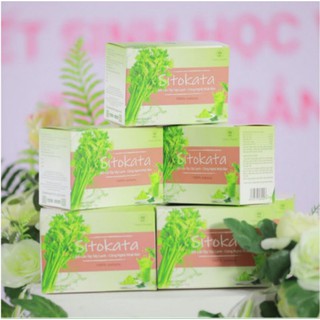 Bột cần tây sấy lạnh sitokata một hộp 20 gói 100gr