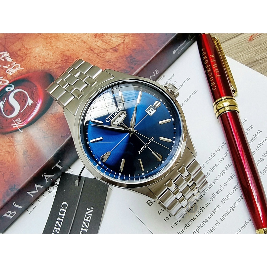 Đồng Hồ Nam Citizen C7 NH8390-71L Máy Automatic Dây Sắt