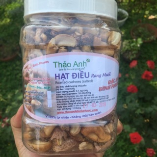 Hạt điều rang muối loại vỡ 500gr