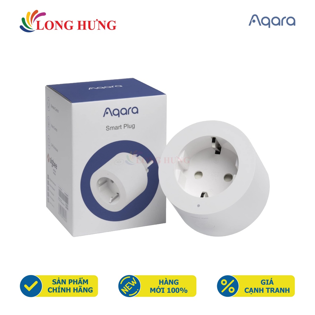 Ổ cắm điện thông minh Aqara Smart Plug Zigbee 3.0 EU AP007EUW01 SP-EUC01 - Hàng chính hãng