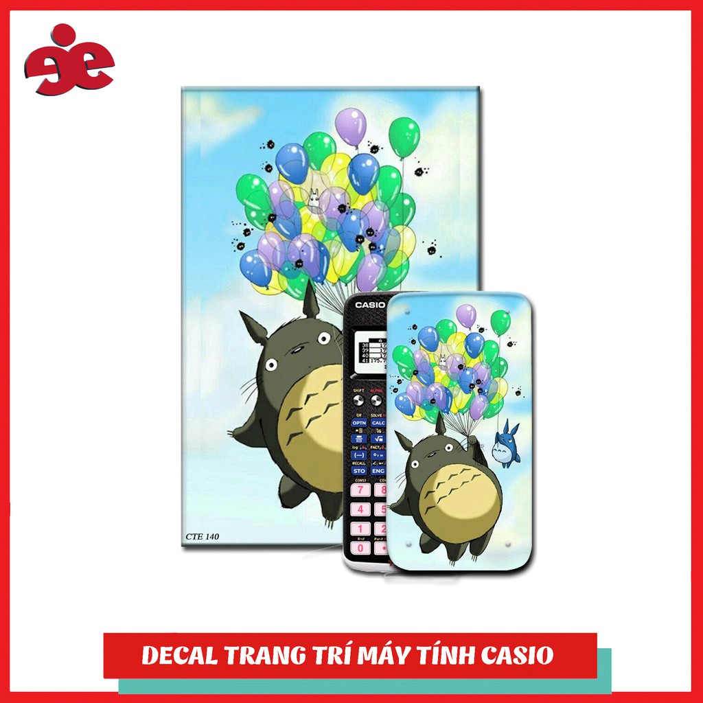 Decal máy tính Casio Ngộ nghĩnh dễ thương 140