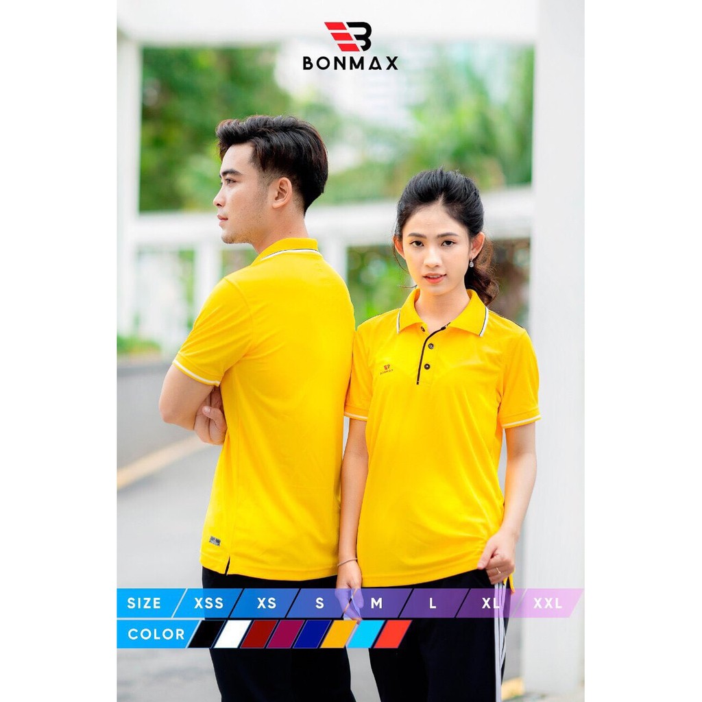 Áo Thun Đồng Phục Polo Bonmax Nhiều Màu Sắc, Đủ Size Từ XXS đến XXL Chất Vải Poly Cá Sấu Cao Cấp