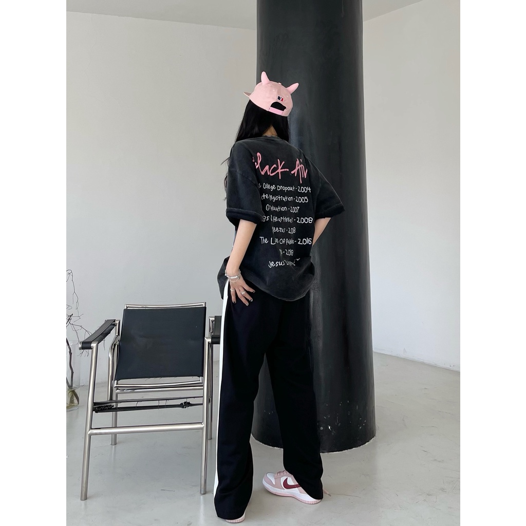 Áo Thun Cotton Tay Ngắn Dáng Rộng In Họa Tiết Phong Cách Cổ Điển Thời Trang Mùa Hè Xinh Xắn Cho Nữ