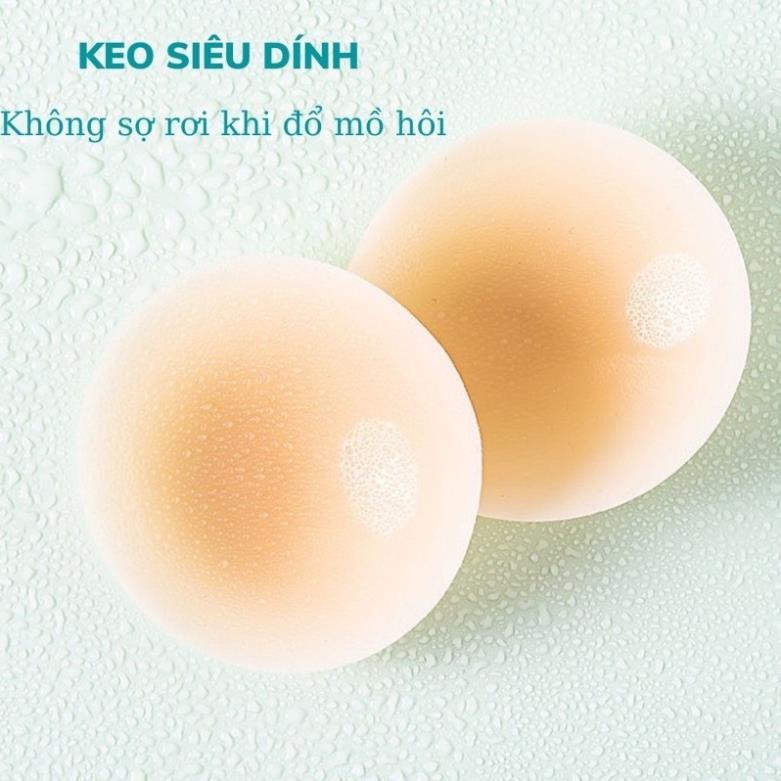 ❤️ Miếng Dán Ngực Myna Silicon Nhiệt Tự Thân Không Keo, Dán Ti Siêu Dính Bảo Vệ Nhũ Hoa 380 ❤️