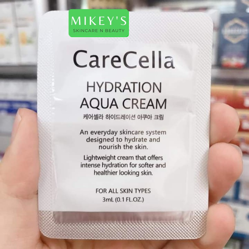 Kem dưỡng ẩm PHỤC HỒI DA mặt Carecella Mikeybeauty92 dành cho da dầu mụn, da khô Hàn Quốc (set 10 miếng)