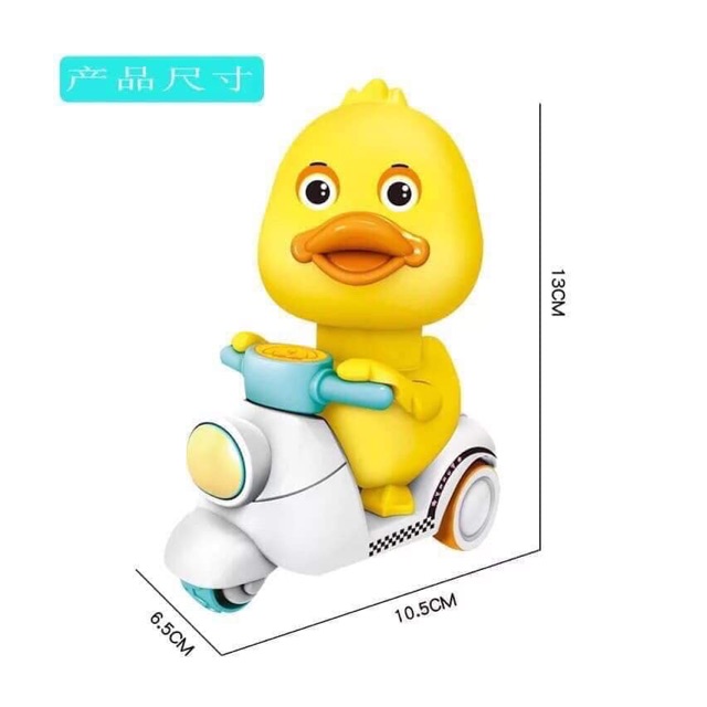 Vịt chạy xe vespa siêu cưng