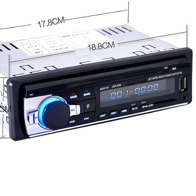 Thiết Bị Nâng Cấp Âm Thanh Bluetooth Đa Năng Cho Xe Hơi Usb Mp3 Fm Radio Điện Thoại