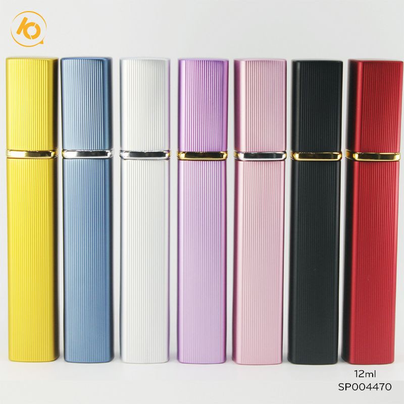 Lọ chiết nước hoa 2 lớp nhôm sọc vuông loại 12ml | BigBuy360 - bigbuy360.vn