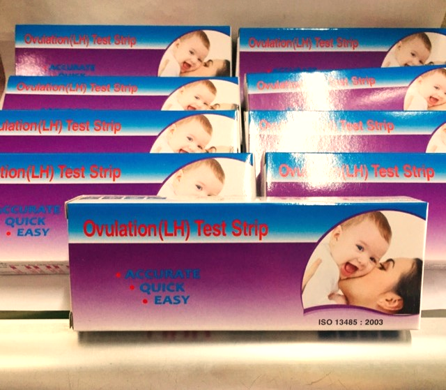 QUE TEST RỤNG TRỨNG OVULATION (LH) TEST STRIP(CHE TÊN SẢN PHẨM)