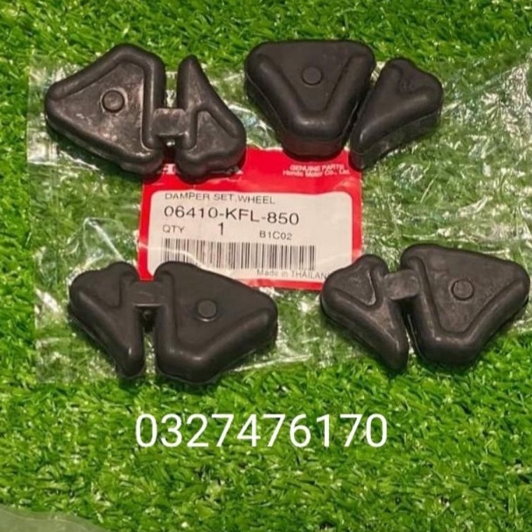 Bộ cao su đùm, nhông tải bánh sau xe WAVE thái, FUTURE 1 zin