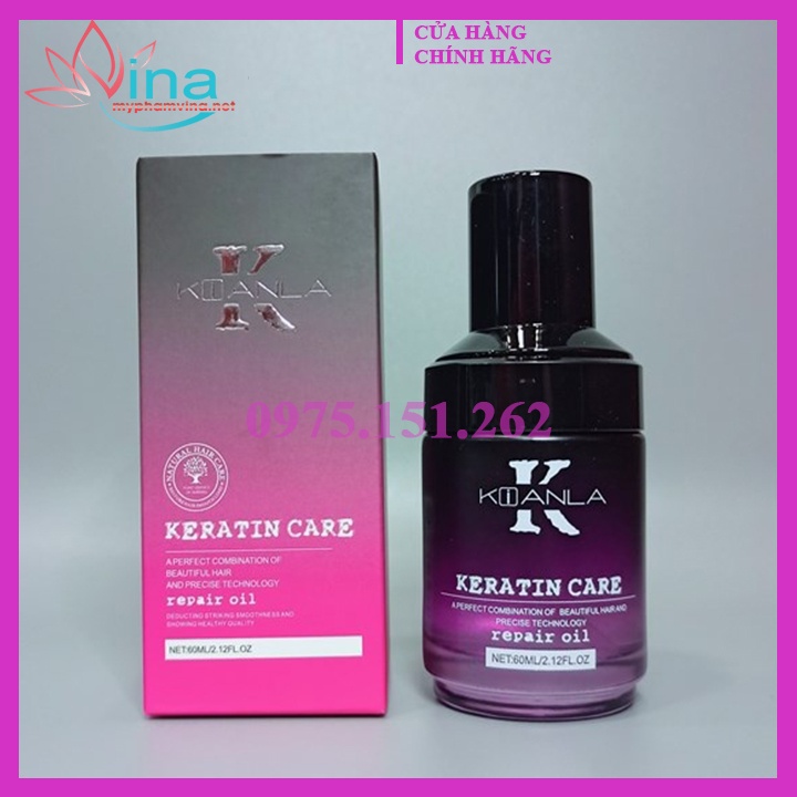 Tinh dầu dưỡng bóng KIANLA Keratin Care 60ML