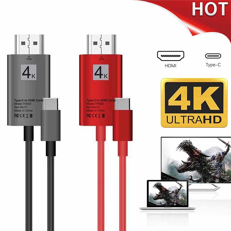 USB 3.1 Type C To Hdmi Cable 4 K High Definition Adapter Line