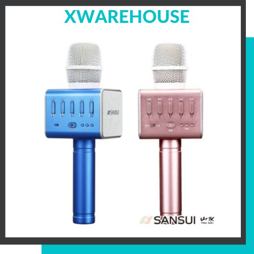 [Mã ELHACE giảm 4% đơn 300K] Micro karaoke bluetooth SANSUI K66 chính hãng âm cực hay